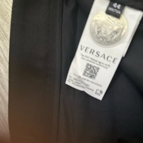 Versace Pants Mens Cotton 44 Capri inseam 19.2 inch Waist Size 11.8 inch - Picture 6 of 13